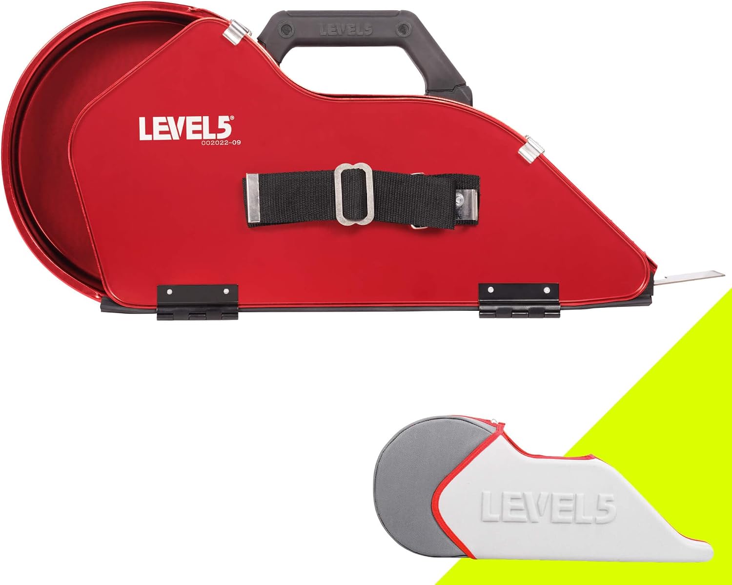 LEVEL5 Semi-Automatic Drywall Banjo Taping Tool | Professional Grade, Aircraft-Grade Aluminum Body, Ergonomic & Corrosion Resistant | 5-311