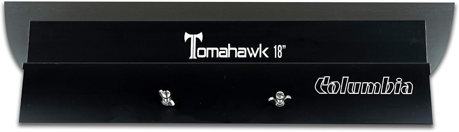 Columbia Tomahawk Smoothing Blade - Premium Wipe Down and Finishing Knife, Featuring Flat Box Handle Mount (18')