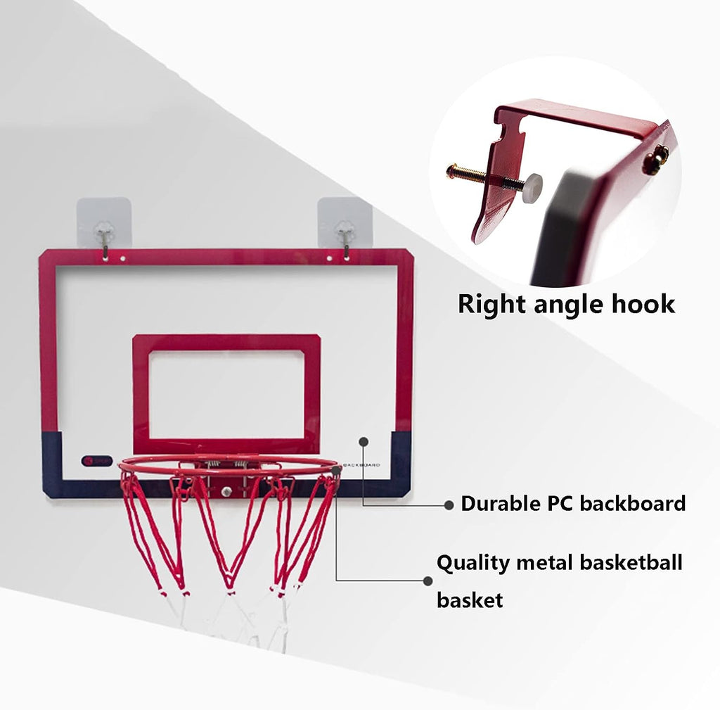 Basketball Hoop Punch-Free Hanging Basketball Hoop, Portable Children's Dunk Practice Mini Basketball Hoop, Used Indoors and Outdoors, Easy to Install (Size : 58.5x40cm)