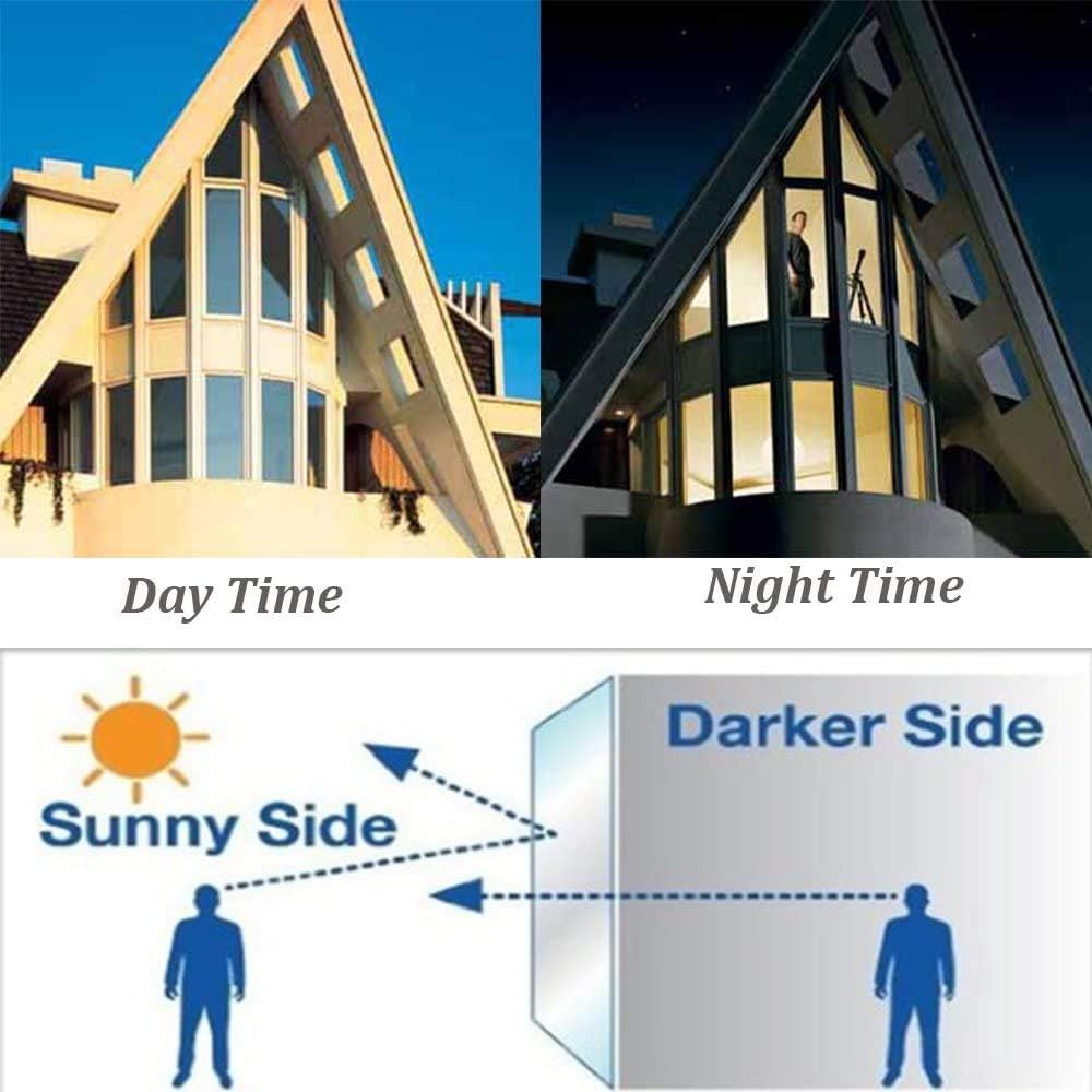 Sugo 3FT x 100FT Premium One Way Mirror Privacy Reflection Window Tint Film Energy Saver 35% VLT