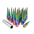 1/2 Spike Lug Nuts 118 (Multicolored, 24)
