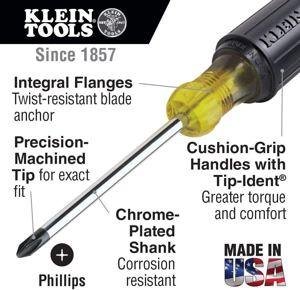 Klein Tools Screwdriver and Magnetic Nut Driver Set, 15-Piece