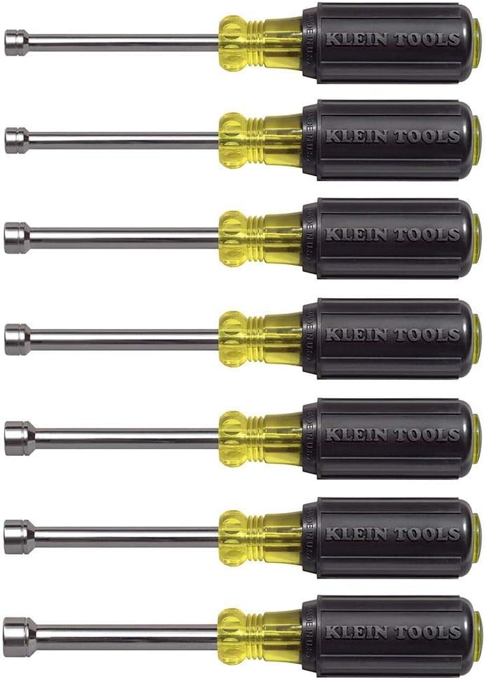 Klein Tools Nut Driver Set (7-Piece) and Metric Nut Driver Set (7-Piece)