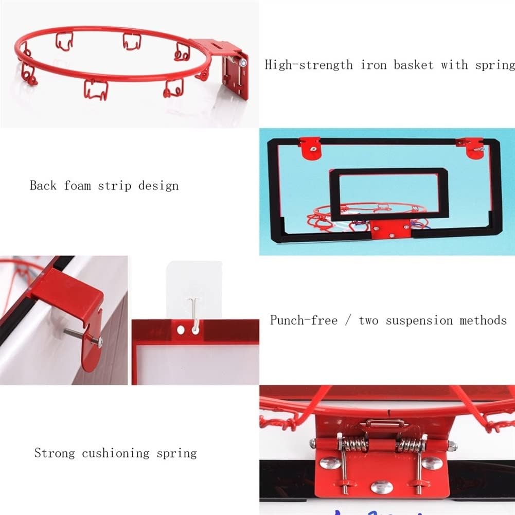 Indoor Mini Basketball Hoop-Professional Mini Basketball Rim,Suitable for Doors and Walls,Perfect Christmas Birthday Gifts