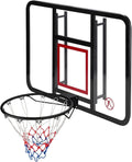 Mini Basketball Hoop, PC Transparent Backboard, Indoor Outdoor Portable Basketball Training Stand, 110x75cm