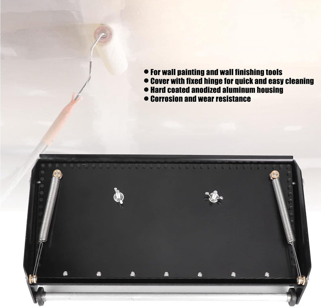 Drywall Taping Tools, Drywall Flat Box Drywall Finishing Tools Tools Putty Powder Scraper Wall Plastering and Scraping Flat Box for Plasterboard, Wallboard,