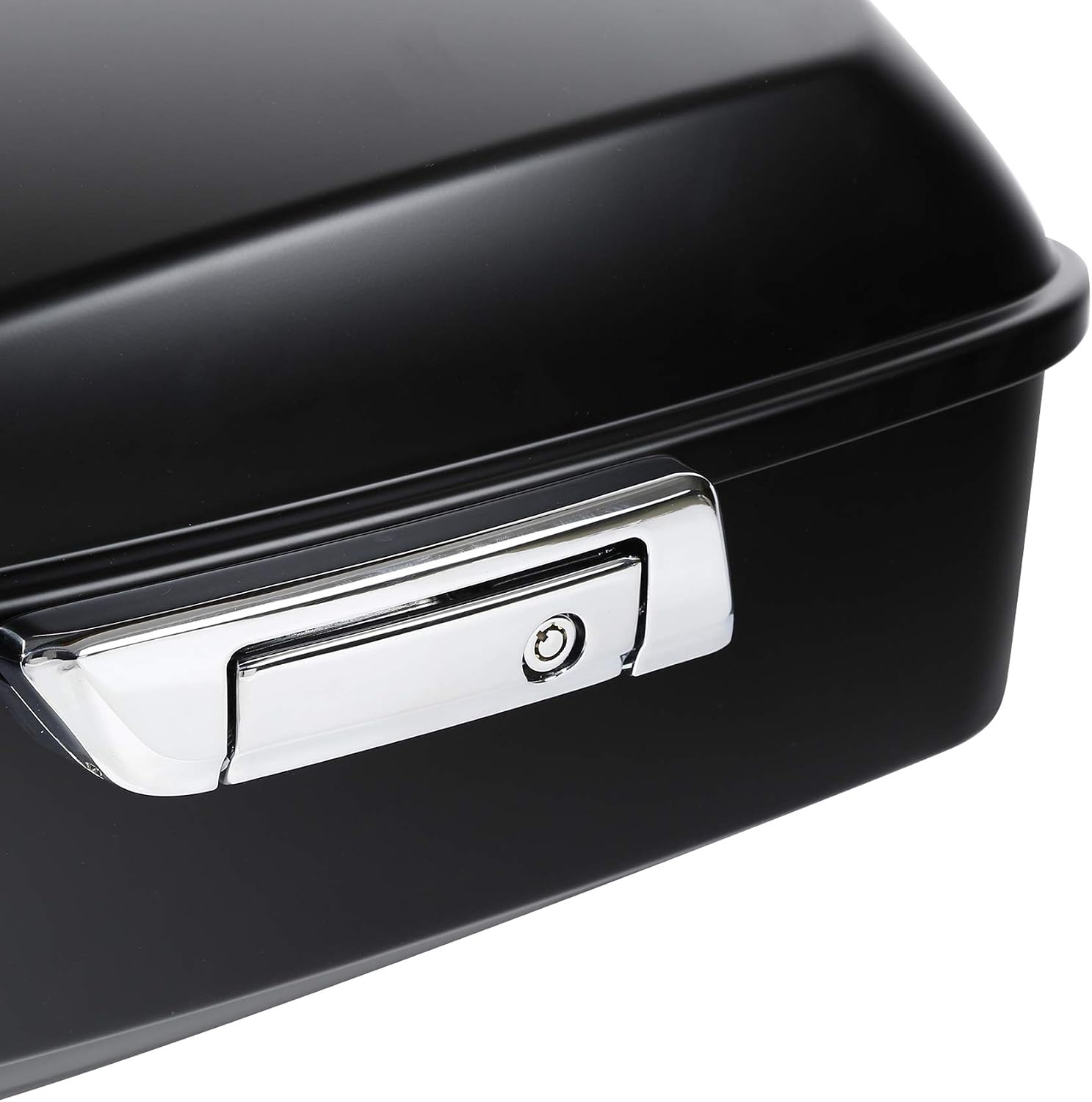 Black Denim 13.7' King Trunk W/Latch Key Fit For Harley Trunk Touring CVO Road King Road Glide Street Glide Electra Glide Ultra Limited 2014-2025