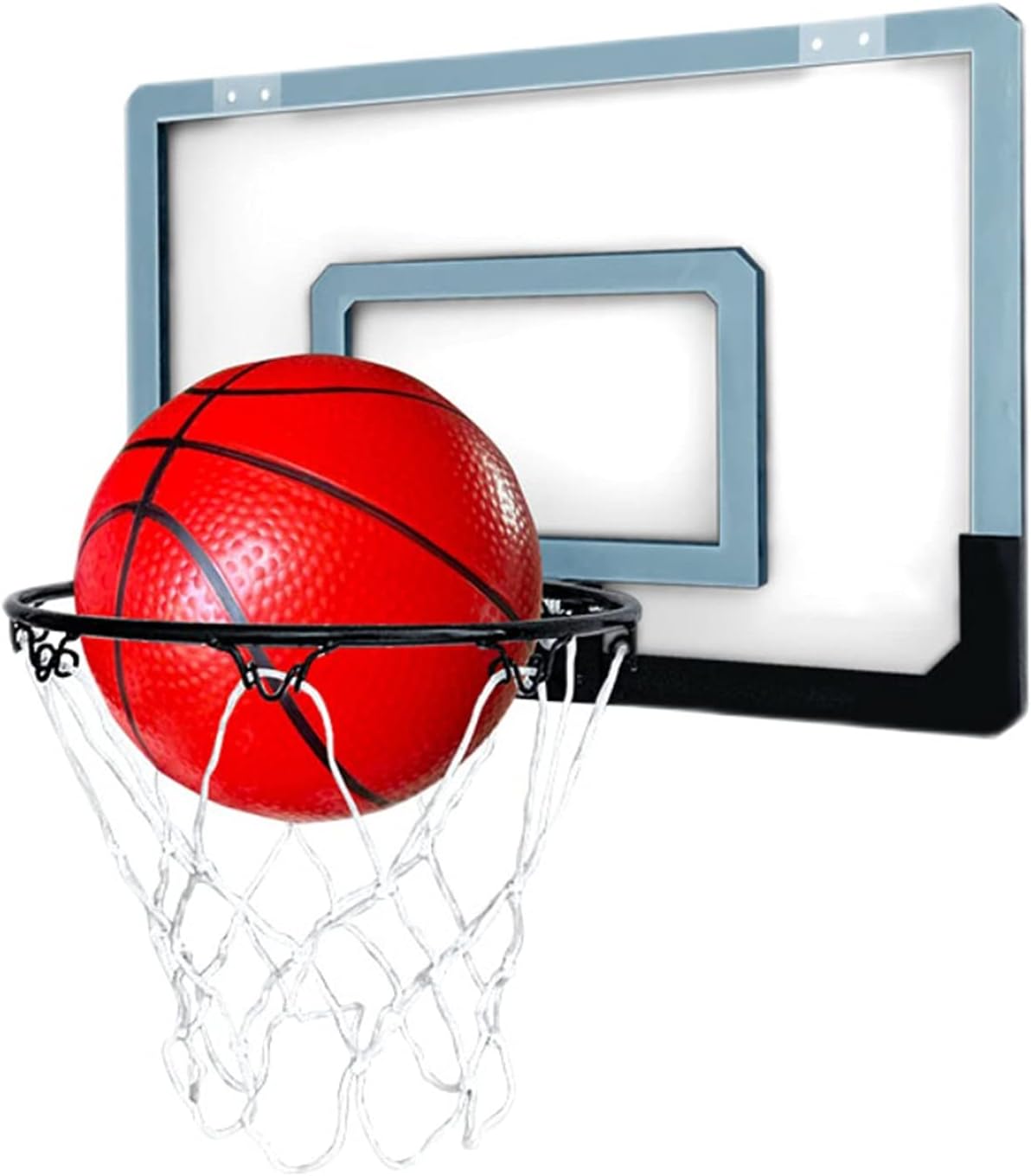 Basketball Hoop Portable Mini Basketball Stand for Children and Adults, Home Office Bedroom Indoor and Outdoor Basketball Hoop, for Door Frames and Walls (Size : 59x40.5cm)