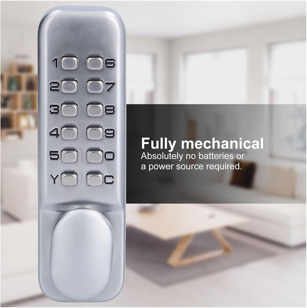 Mechanical keyless Entry Door Lock Mechanical Combination Lock Anti-Theft Combination Lock Two-Way Door Glass Door Wooden Door Office Entrance Lock