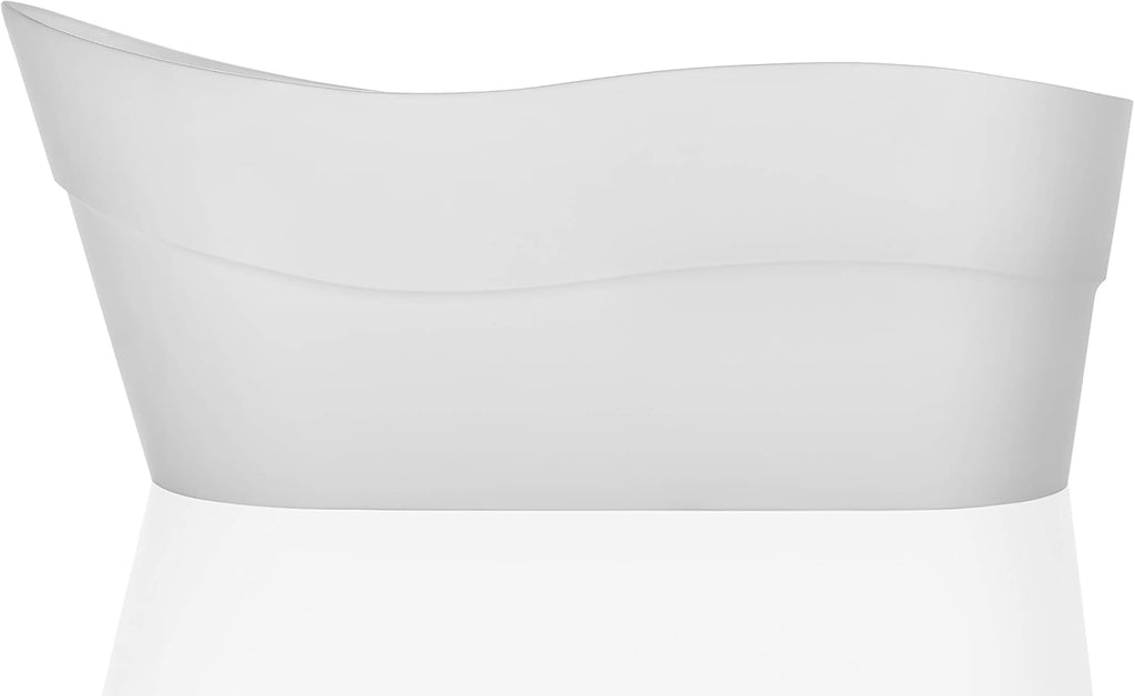 Empava 67 Inch Freestanding Luxury Acrylic Soaking SPA Tub Modern Stand Alone Bathtubs Model 67BT1527, White