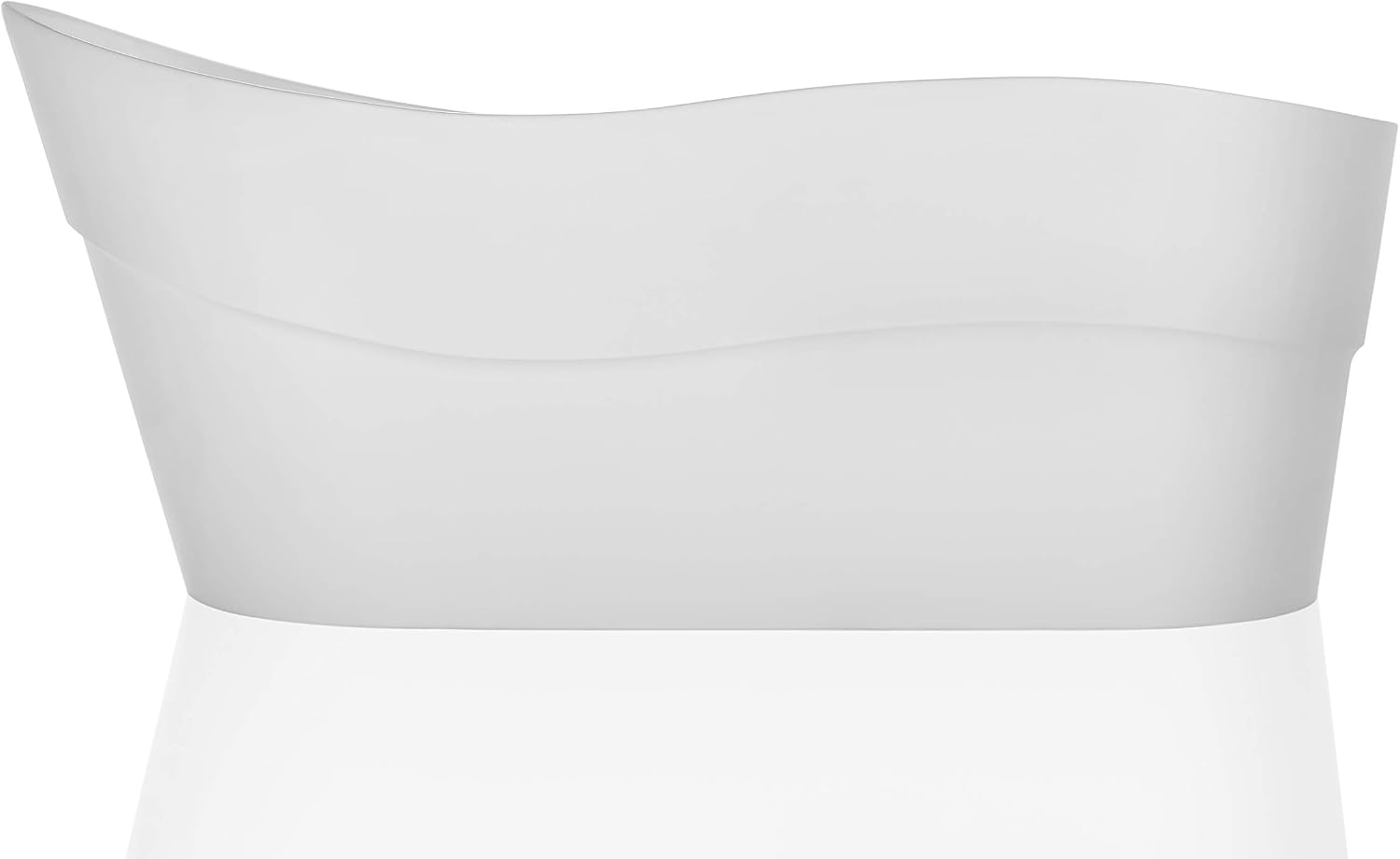 Empava 67 Inch Freestanding Luxury Acrylic Soaking SPA Tub Modern Stand Alone Bathtubs Model 67BT1527, White