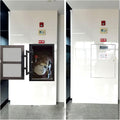 Heavy-Duty Galvanised Steel Access Door, Customisable Concealed Service Gate for Bathroom Tiles, for Hiding Pipes, Cables, and Fire Hydrants(6x6in/160x160mm)