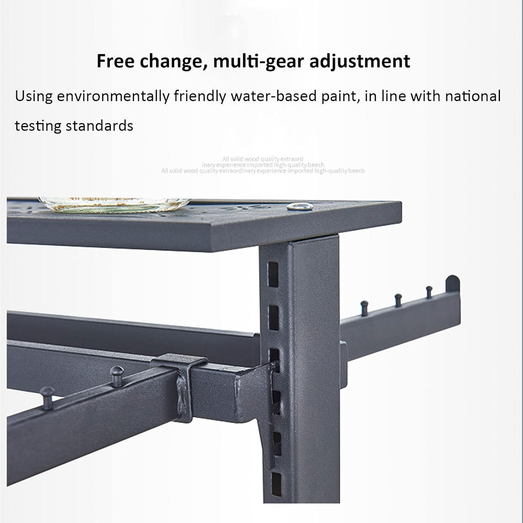 Boutiques Free Standing Heavy Duty Metal Garment Rack,Clothing Retail Store Commercial Grade Nakajima Clothes Display Rack Double Hanging Rods Hangers,Organization Clothi,