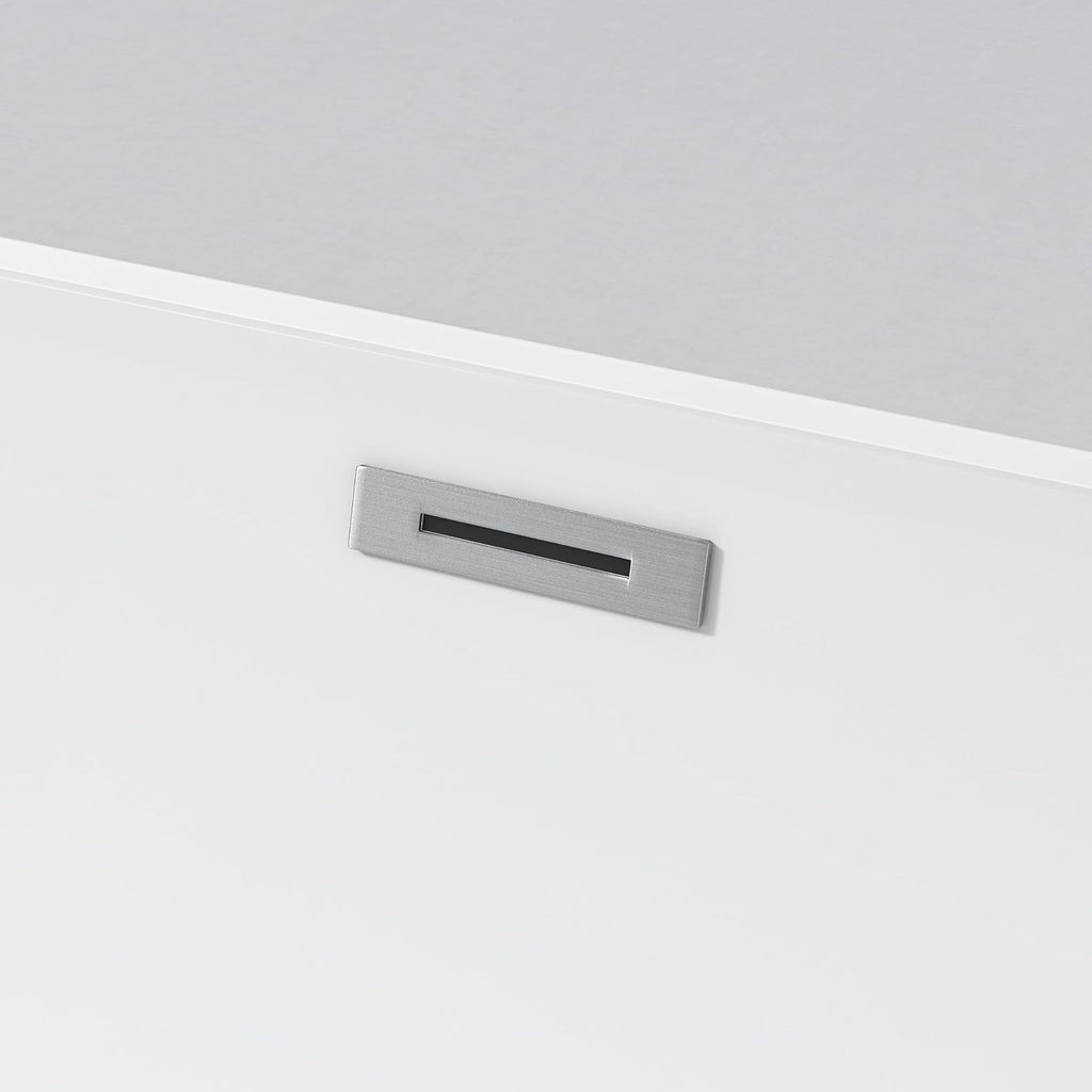 59' Acrylic Freestanding Bathtub with Unique Pleated Design: Spacious Oval Shape, Gloss White Finish, Chrome Overflow & Pop-Up Drain