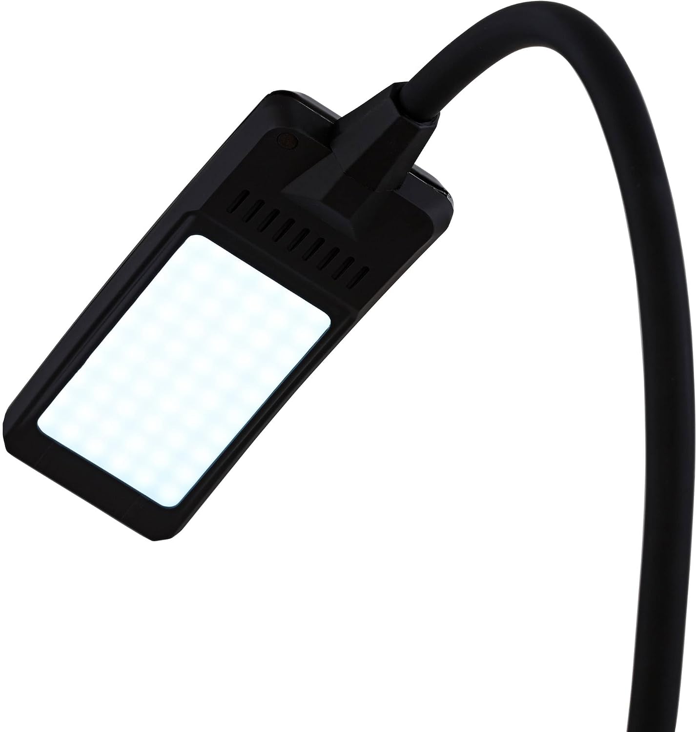 360 Lighting Ricky 13 3/4' High Small Modern Desk Lamps Set of 2 USB Ports LED Gooseneck Black Shade Home Office Living Room Charging Bedroom Bedside Nightstand House Reading Kitchen Entryway