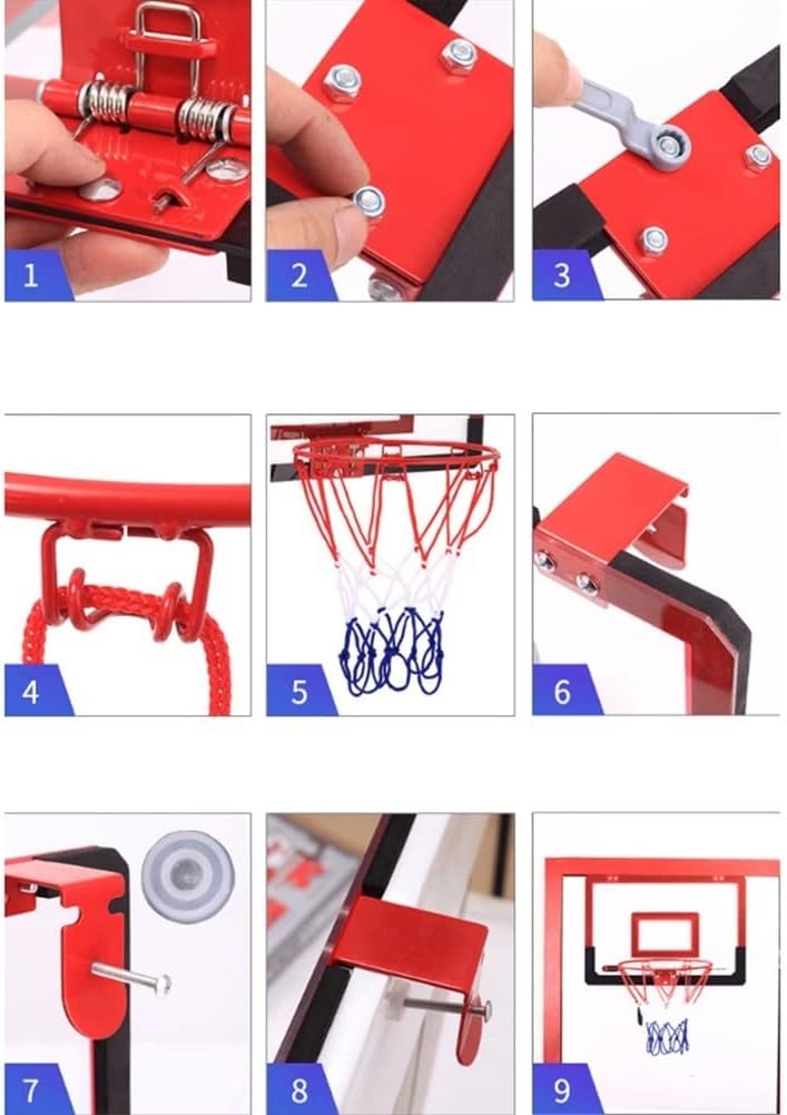 Indoor Mini Basketball Hoop-Professional Mini Basketball Rim,Suitable for Doors and Walls,Perfect Christmas Birthday Gifts