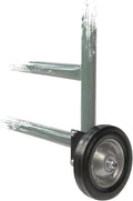 Koch 4076213 8' Gate Wheel Pack of 6, Farm Gate Wheel for Tube Fence, 1-5/8' Thru 2' Gate Frames, Prevents Gate Dragging, Black