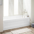 Signature Hardware 446975 Bradenton 60' Three Wall Alcove Acrylic Soaking Tub with Pre-Drilled Overflow Hole