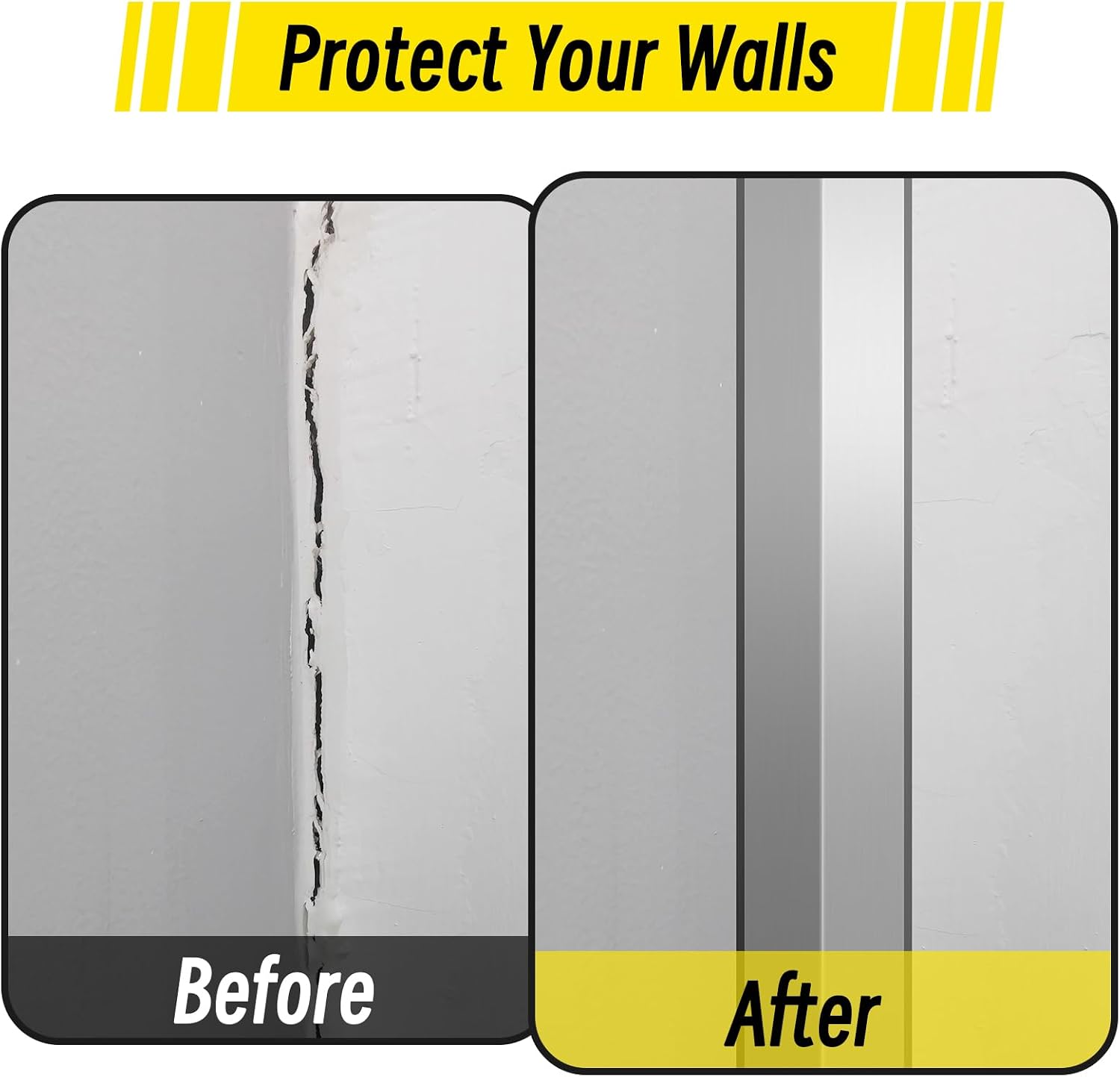 10pcs Metal Aluminum Steel Corner Guards 48' Metal Wall Corner Protector Guard for Walls (2 x 2 x 48 inch)