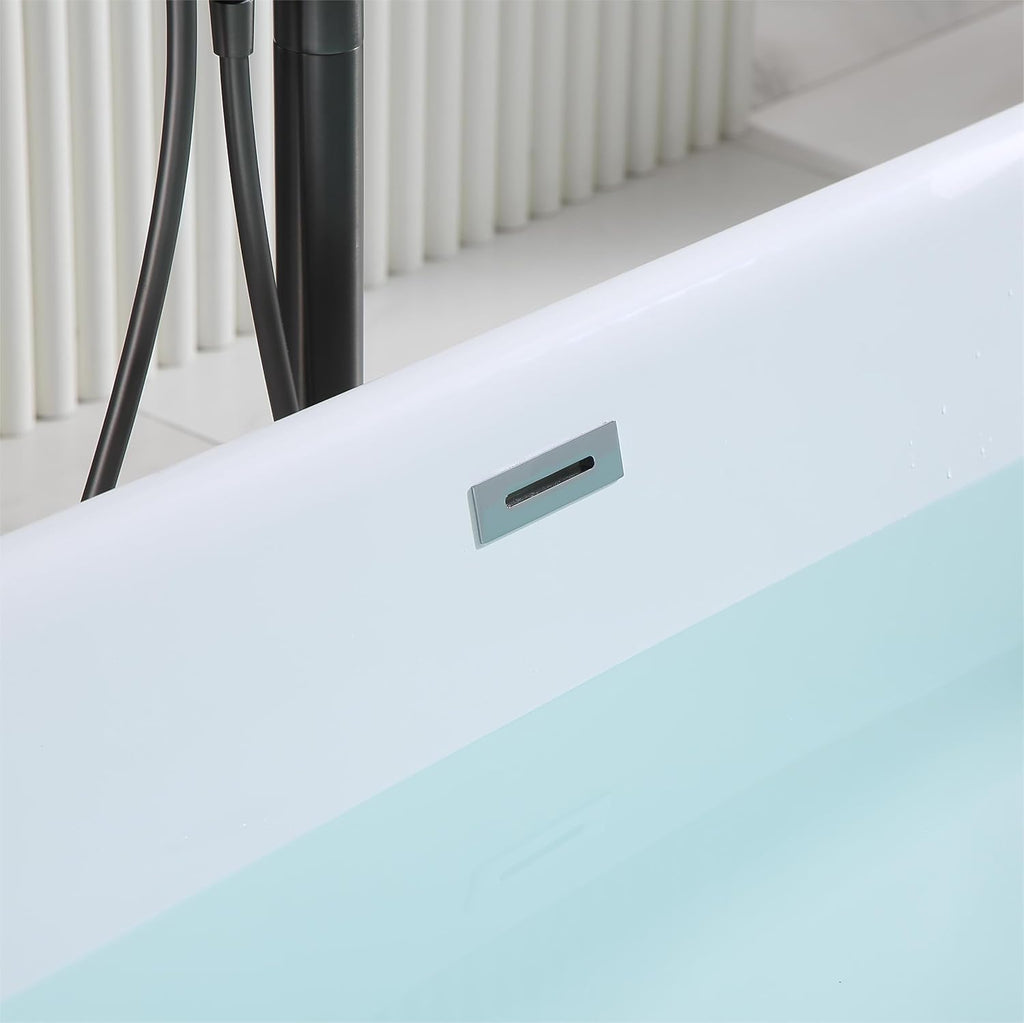 Replacement Freestanding Bathtub for BATHLET, 59.05'' x 29.5'' Freestanding Soaking Acrylic Bathtub