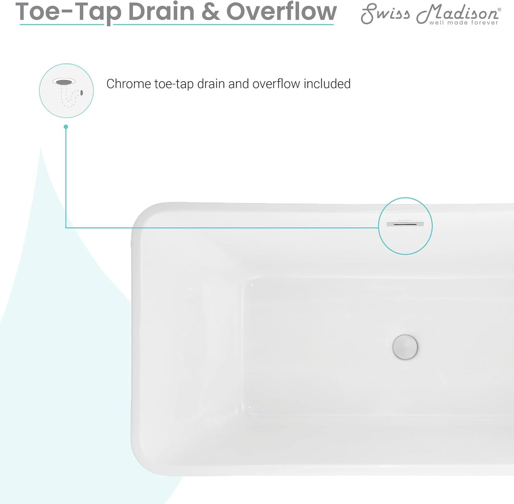 St. Tropez 60' Freestanding Bathtub