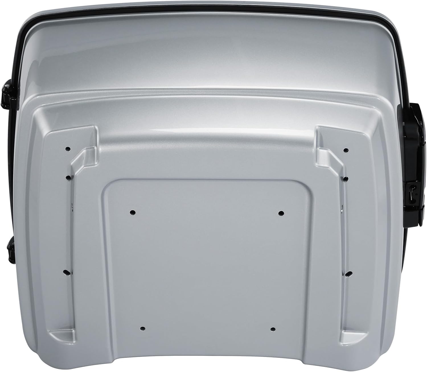King Motorcycle Trunk Box Fit for Harley Touring 2014-2025 CVO Road King Road Glide Street Glide Electra Glide Ultra Limited Atlas Silver Metallic Pack