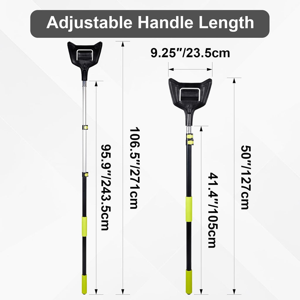 Extension Handle for Edge Protector Adjustable Extension Handle Cargo Load Corner Protector Pole V Edge Guards Handle, 4Pack