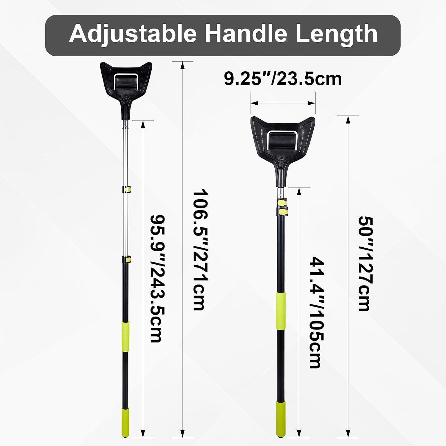 Extension Handle for Edge Protector Adjustable Extension Handle Cargo Load Corner Protector Pole V Edge Guards Handle, 4Pack