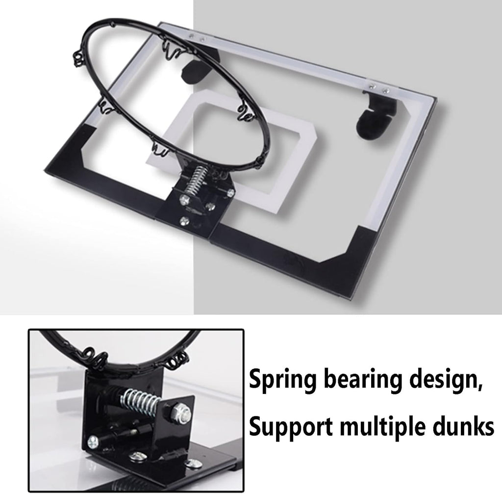 Basketball Hoop Hanging Home Mini Basketball Hoop, Office Bedroom Door Frame Wall-Mounted Basketball Stand, Used for Dunking Practice for Children and Adults (Size : 45.5x30.5cm)
