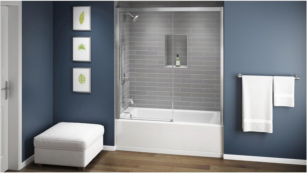 Jacuzzi SIGNATURE Acrylic Low-Profile 16' Bathtub, Soaking Sanctuary for Homes & Businesses, Slip Resistant, Left Drain Placement, 60' (L) x 32' (W), White