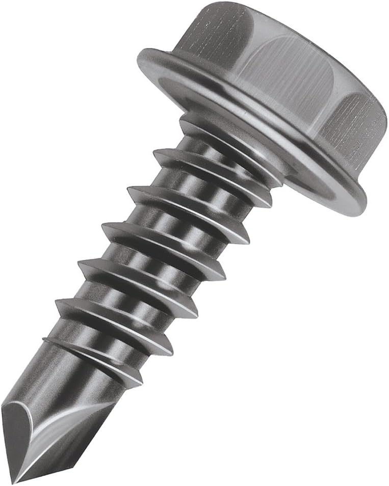 Malco BT143P Bit-Tip Drill and Tap Screws 3000 Pack - 3/4-Inch - Point #3 - Hex Washer Head
