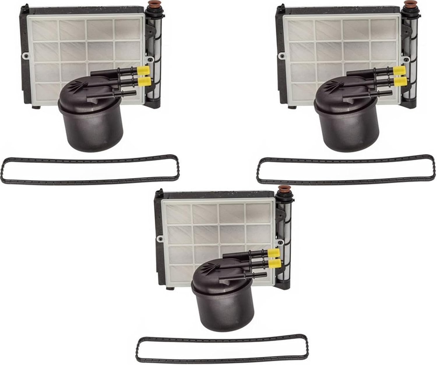Replacement Parts For 2017-2023 F250 6.7L Ford Powerstroke HC3Z9N184B Fuel Water Filter Kit 3 Pces Kit