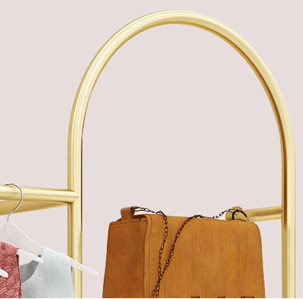 Wall Mounted Garment Rack,Clothing Store,Commercial Garment Rack,Heavy Duty Hanger for Hanging Clothes,Multifunctional Bedroom Organizer,Storage Rack (A-L200CM