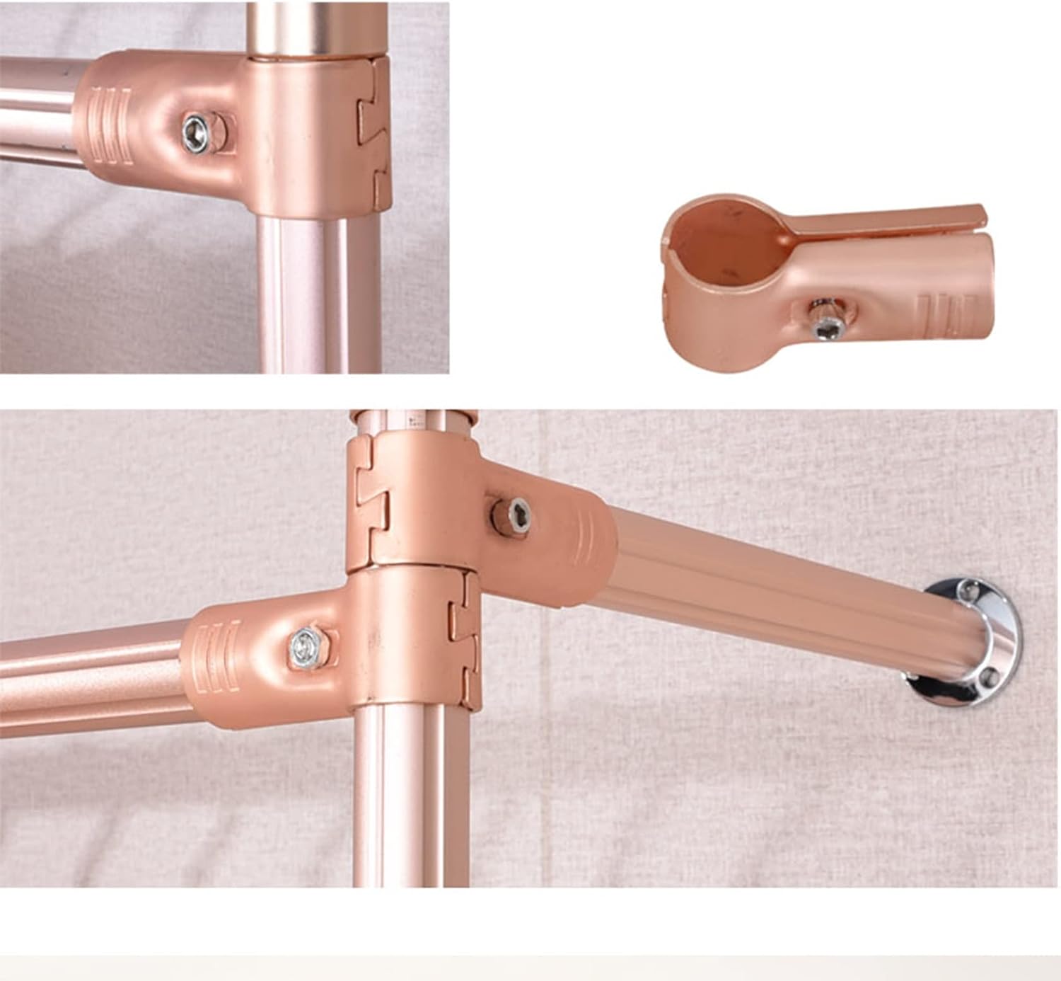 Clothing Rack Wall Mounted Display Clothes Clothing Store Garment Rack Hanger for Hanging Clothes,Commercial Multi-Functional Bedroom Organizer Storage Shel(A-120x30x158cm