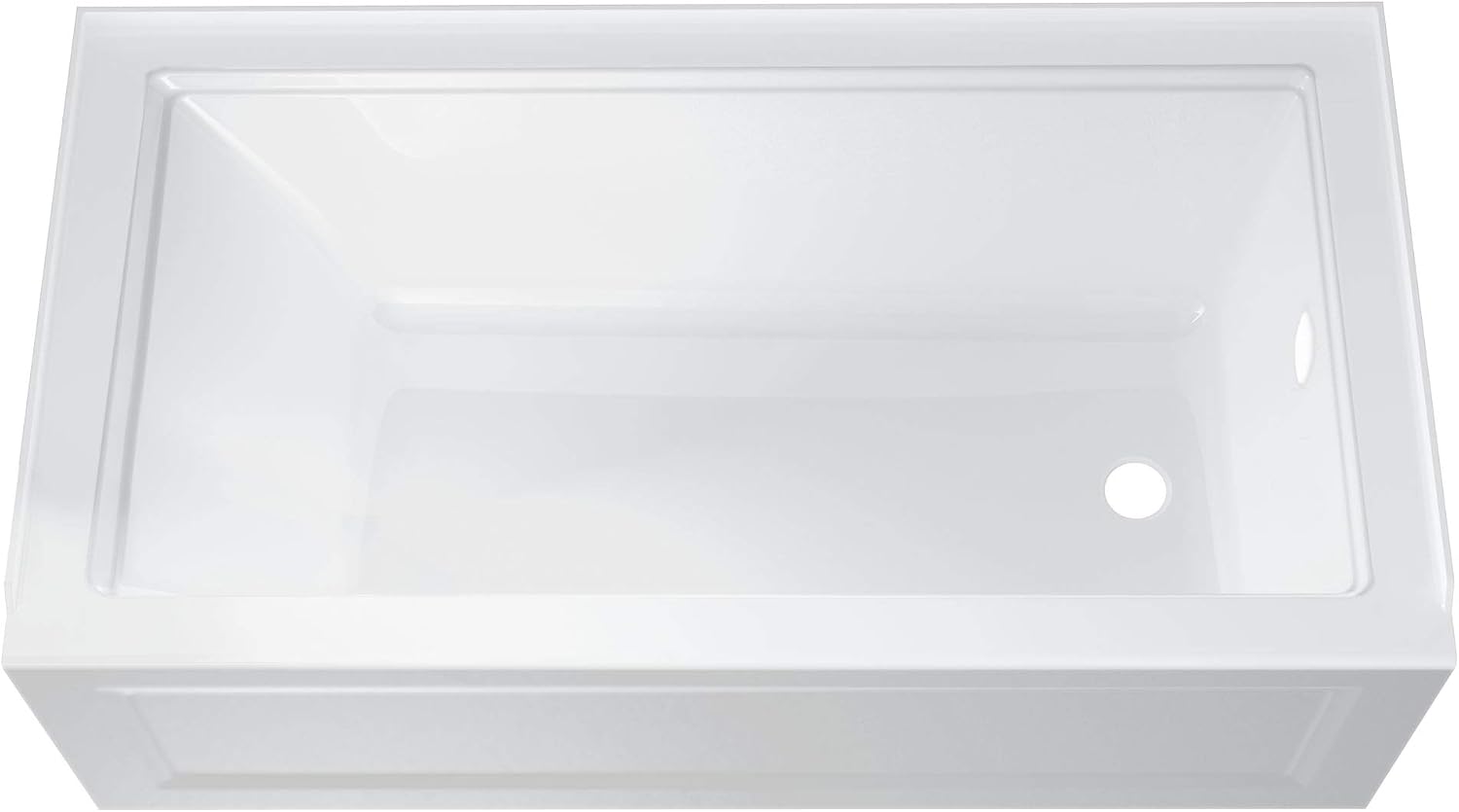 Town Square S 60'x32' Bathtub- Right Drain in White