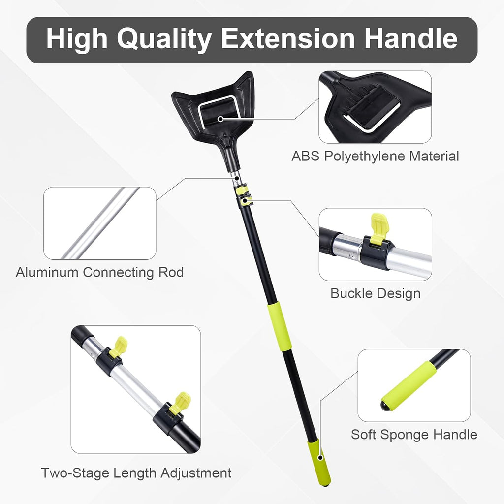Extension Handle for Edge Protector Adjustable Extension Handle Cargo Load Corner Protector Pole V Edge Guards Handle, 4Pack
