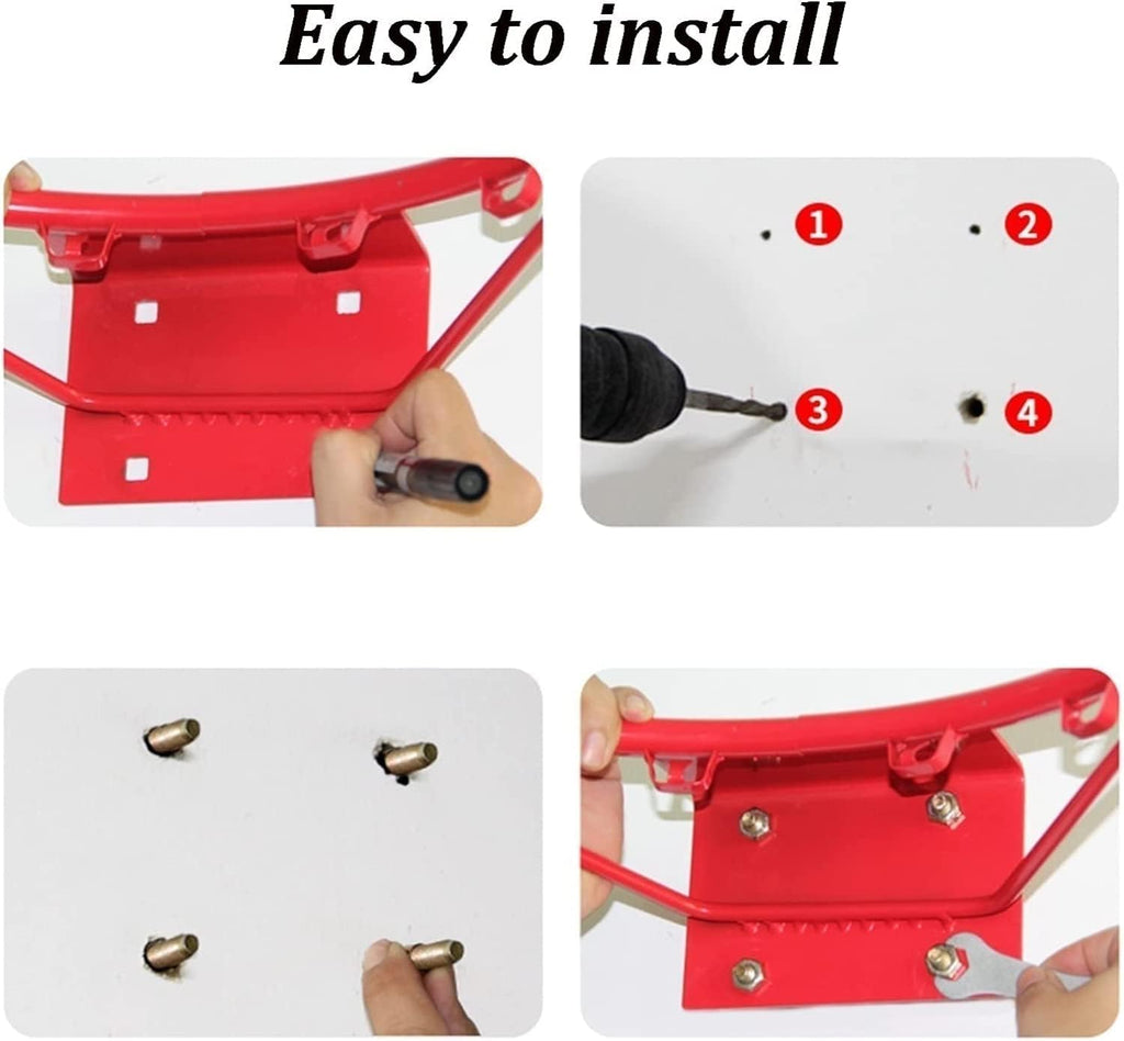 Basketball Rim Portable Wall-Mounted Basketball Hoop, Mini Kids Basketball Hoop On The Indoor Door, Easy to Install Without Punching
