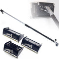 Drywall Taping Flastering Smoothing Tool,Professional 8/10/12 Inch Drywall Flat Finishing Box, Drywall Knife Tools,Mud Drywall Skimming Blade,with 41''- 65'' Adjustable Handle,32cm/12in