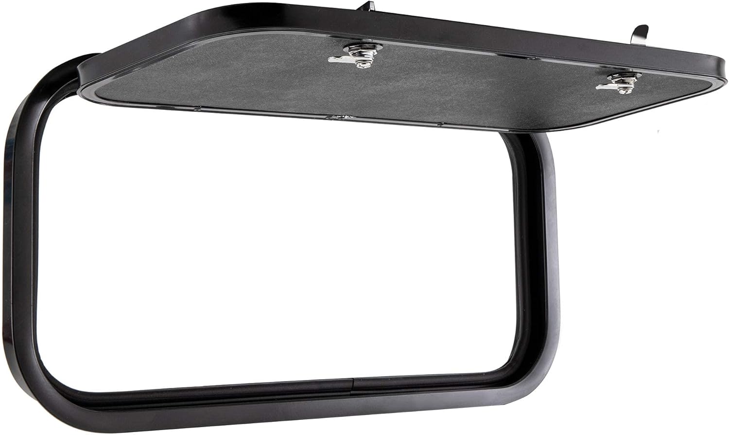 RecPro RV Baggage Door | Rounded Corners | Camper | Compartment Door | Black Fiberglass (36' W x 12' H) | Made in America