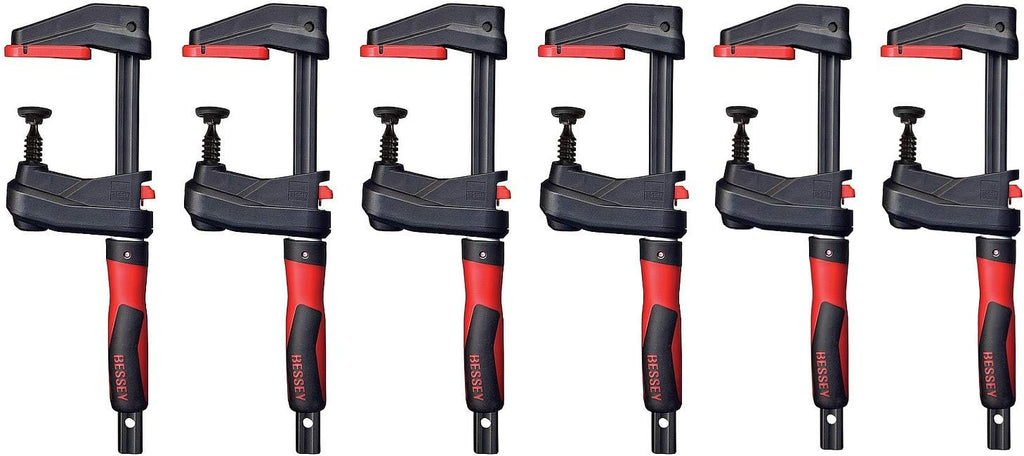 BESSEY GK15 6' GearKlamp 6-PK - Unique Clamping Solution for Tight Spaces