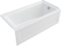 Town Square S 60'x30' Bathtub- Right Drain in White