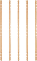 DoubleFill 5 Pack Red Oak Corner Guards for Wall Decorative Wall Corner Protector 39-1/2'' x 1'' Solid Wood Edges Protect Trim for Pets Renovation, Easy Installation