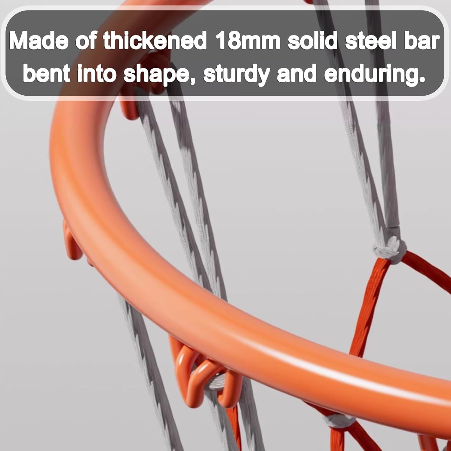 Backboard Breakaway Wall Mounted Basketball Rim，Mini Indoor Basketball Hoop with All-Weather Net，for Gym Garage