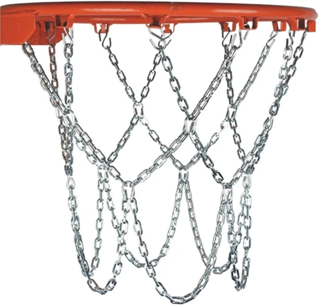 Basketball Net 4pcs Basketball Net Replacement for Hoop, Standard Braided Chain, Heavy Duty for Outdoor