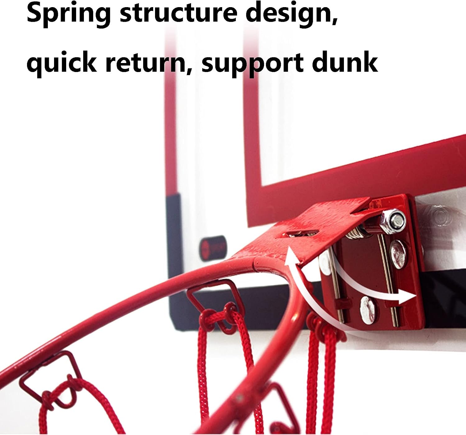 Basketball Hoop Punch-Free Hanging Basketball Hoop, Portable Children's Dunk Practice Mini Basketball Hoop, Used Indoors and Outdoors, Easy to Install (Size : 58.5x40cm)