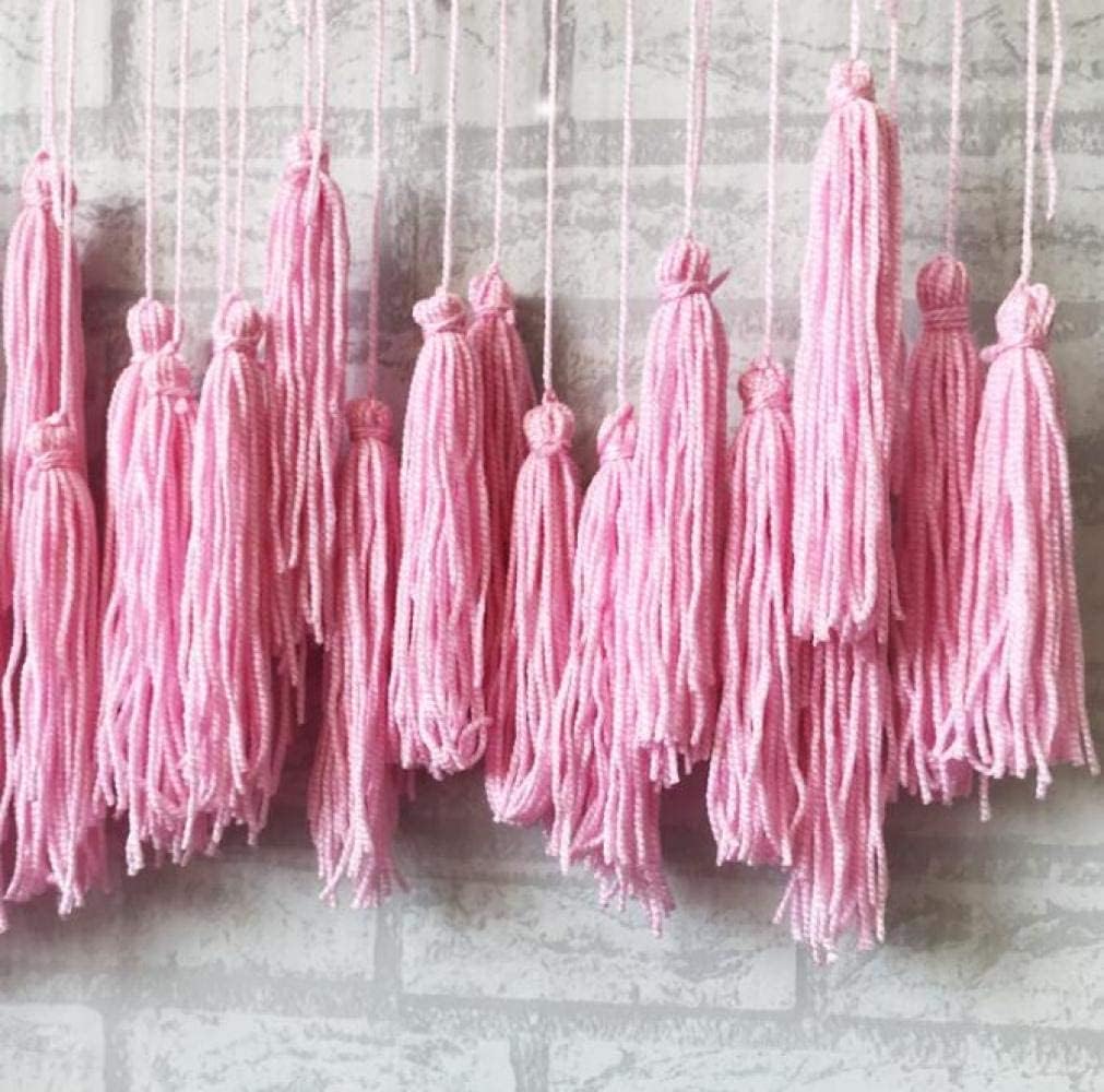 Bohemian Wall Decor Tapestry Boho Wall Decor Textile Wall Hanging Handmade Dyed Tapestry Decoration Chic Bohemian Home Geometric Art Decor (Pink 100 * 120cm)