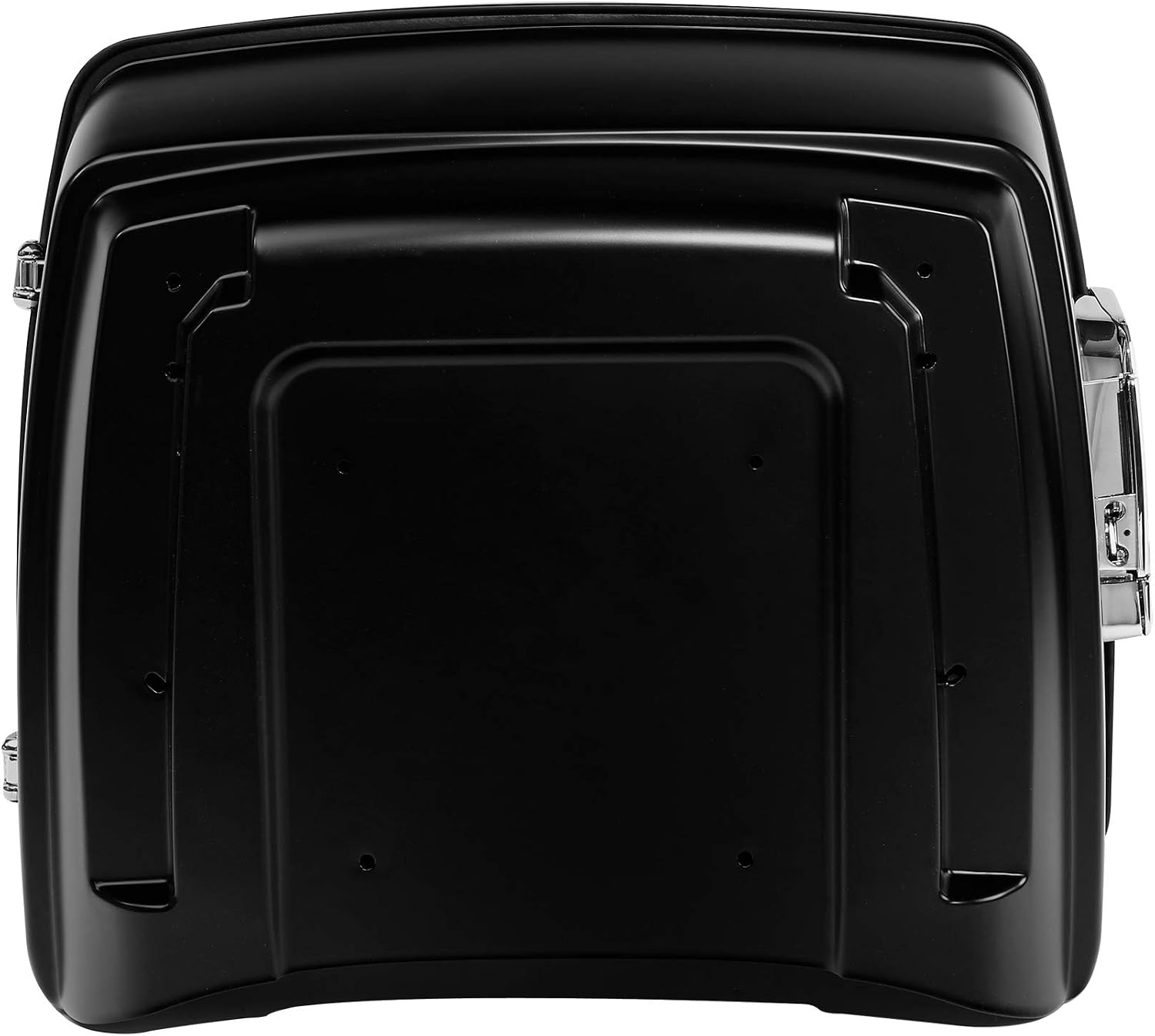 Black Denim 13.7' King Trunk W/Latch Key Fit For Harley Trunk Touring CVO Road King Road Glide Street Glide Electra Glide Ultra Limited 2014-2025