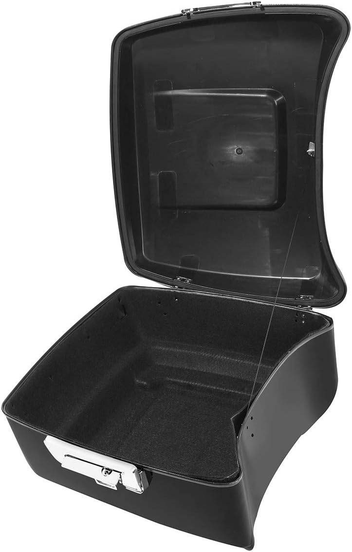 TCMT 13.7' King Motorcycle Trunk Box Fits For Harley Davidson 2014-2025 Touring CVO Road King Road Glide Street Glide Electra Glide Ultra Limited Pack