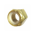 6-32 Solid Brass Hex Locknut Nylon Insert Elastic Stop Lock Nuts Qty 500 Threaded Fasteners for Mechanical Repair Universal Multi-Purpose Replacement Parts