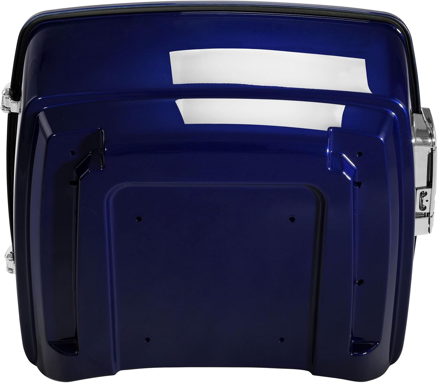 TCMT King Motorcycle Trunk Fit for Harley Touring 2014-2025 CVO Road King Road Glide Street Glide Electra Glide Ultra Limited Pack Blue/Black Sunglo